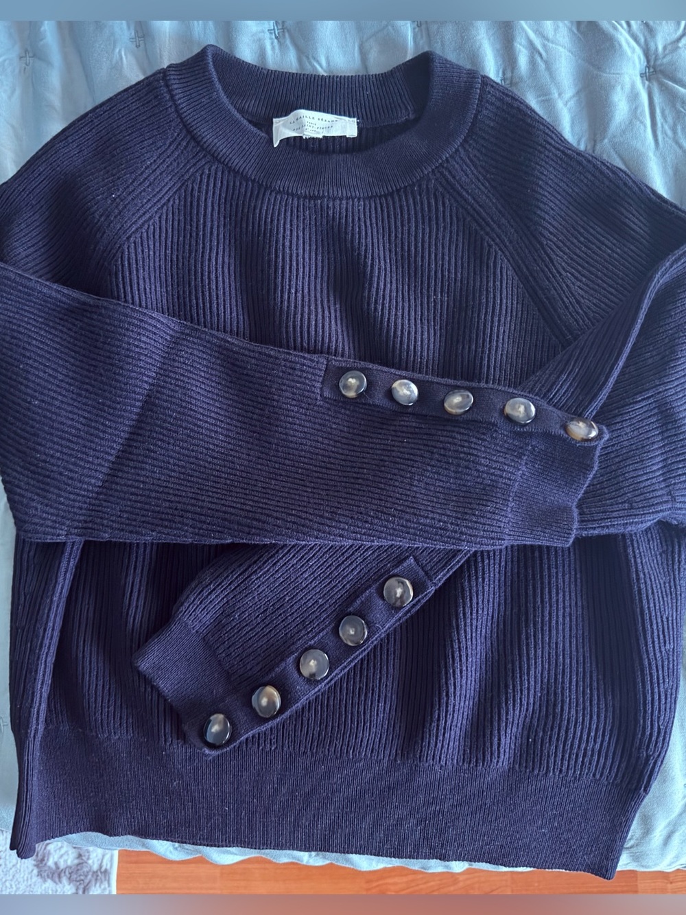 Sezane Sami Jumper in Navy